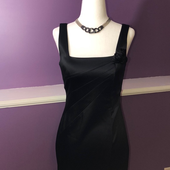 Calvin Klein Dresses & Skirts - Calvin Klein 🔥 Black Satin Dress